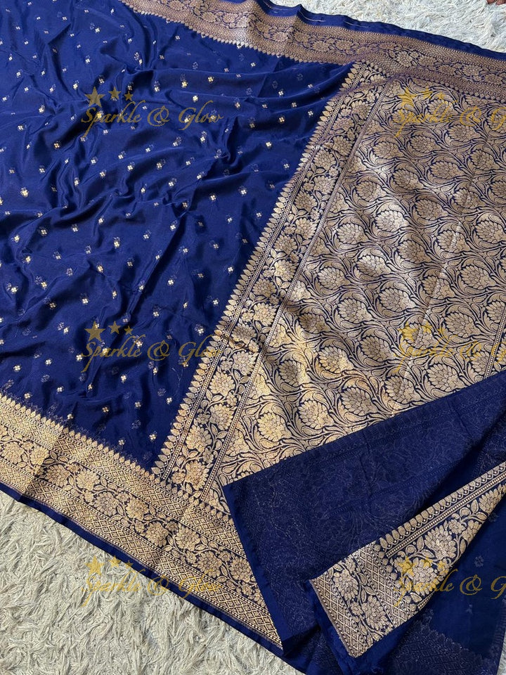 Banarasi Silk Saree with Gold Zari - Perfect for Festivals
