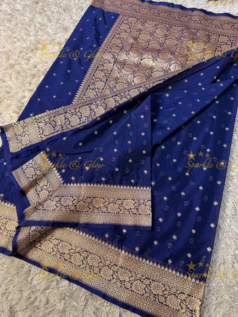 Banarasi Silk Saree with Gold Zari - Perfect for Festivals