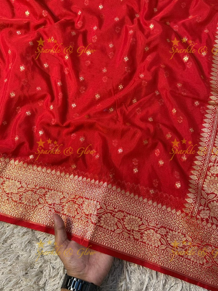 Banarasi Silk Saree with Gold Zari - Perfect for Festivals