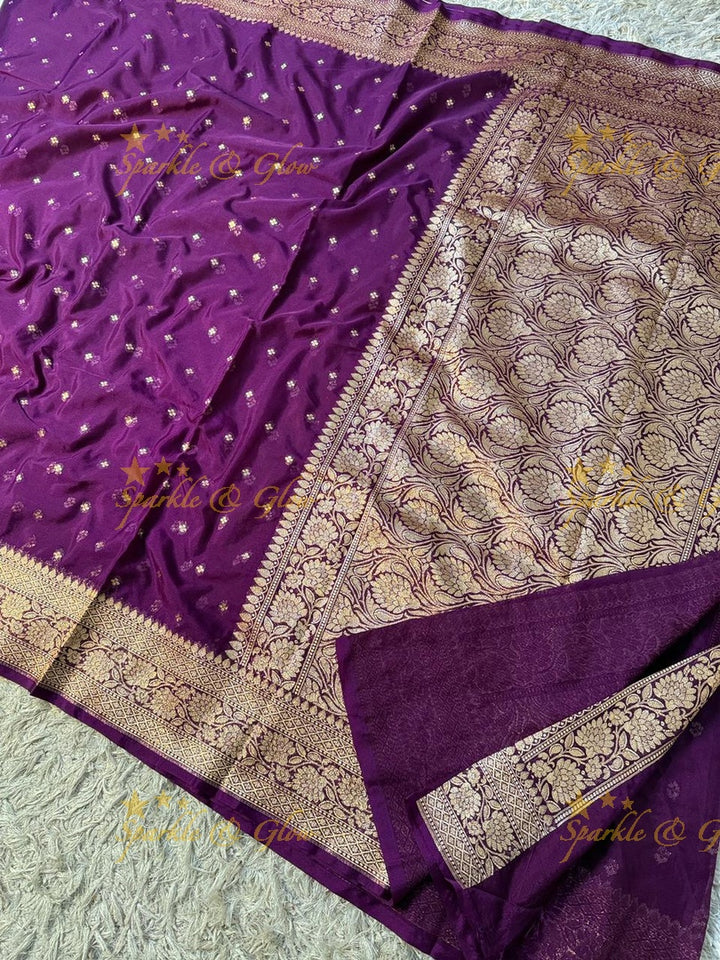 Banarasi Silk Saree with Gold Zari - Perfect for Festivals