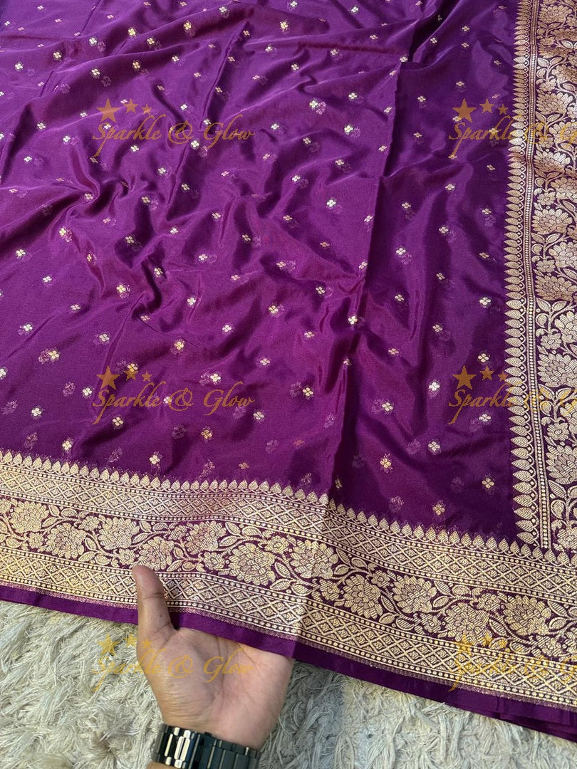 Banarasi Silk Saree with Gold Zari - Perfect for Festivals