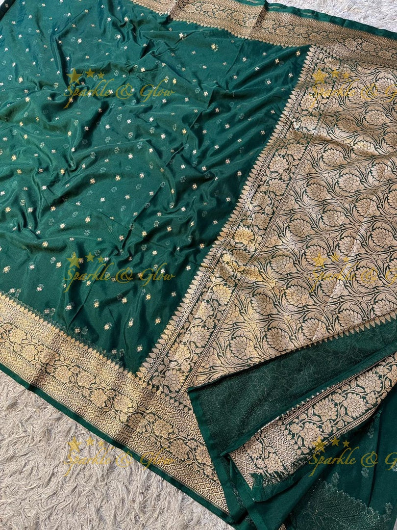 Banarasi Silk Saree with Gold Zari - Perfect for Festivals