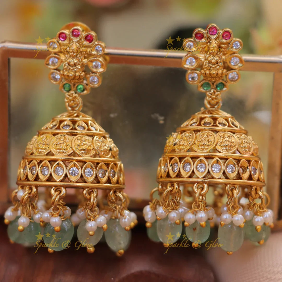Exquisite Lakshmi Coin Necklace with Vibrant Beads