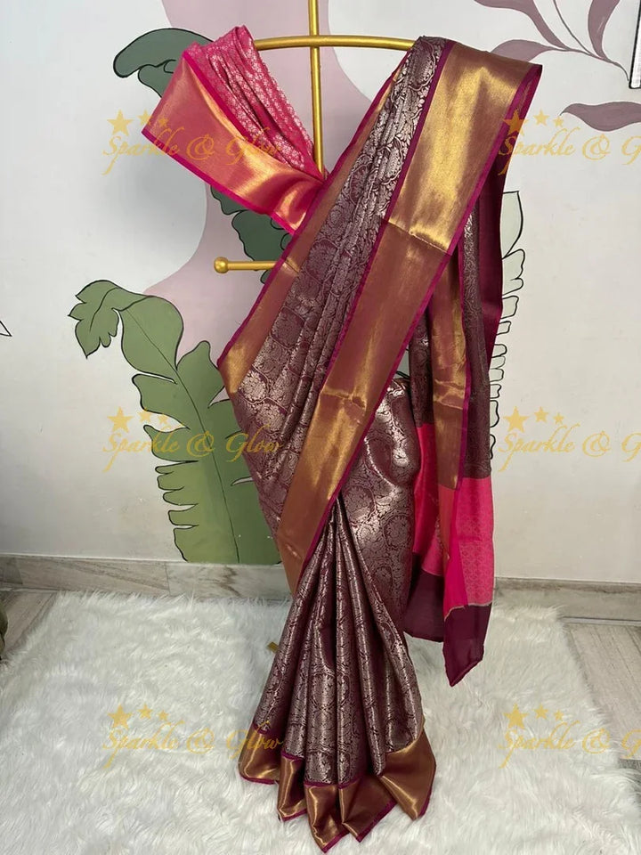 Elegant Banarasi Silk Saree with Traditional Charm