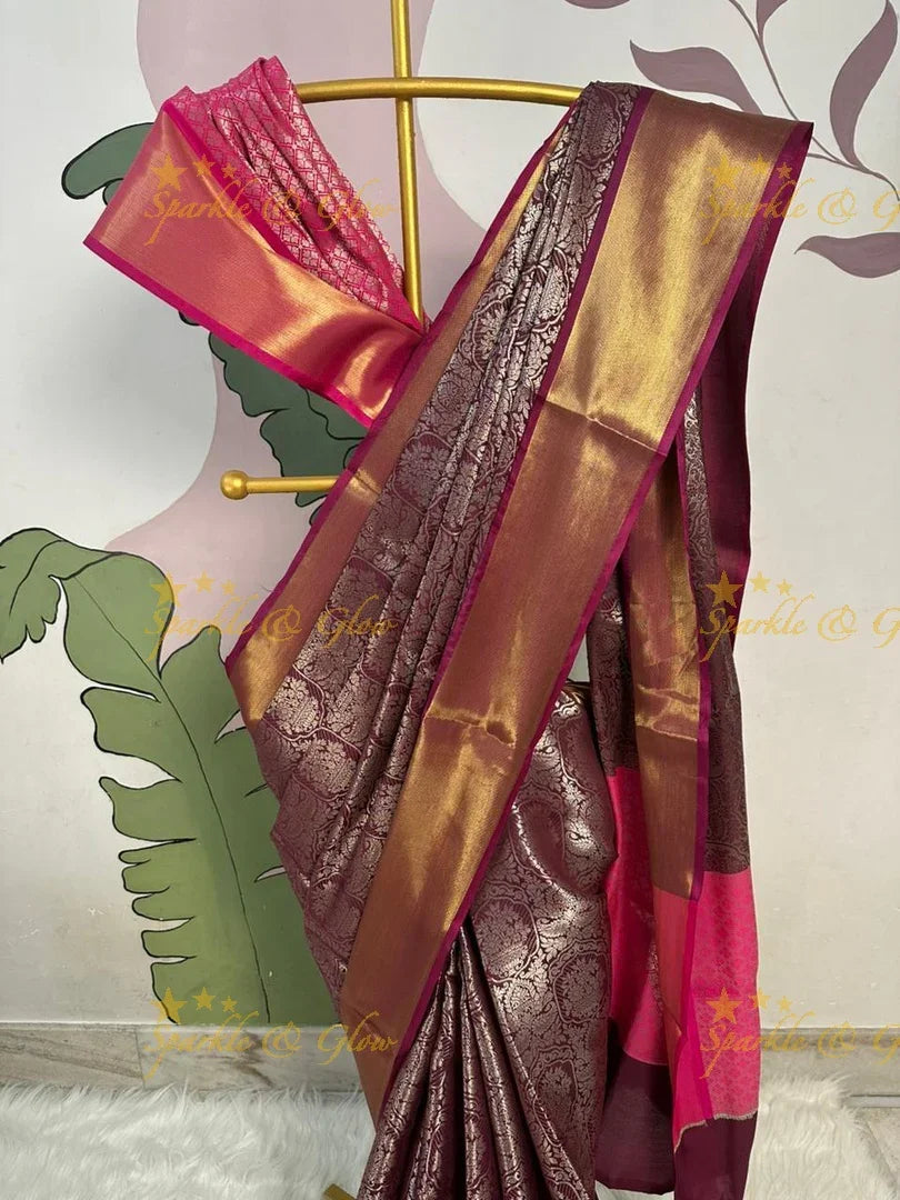 Elegant Banarasi Silk Saree with Traditional Charm