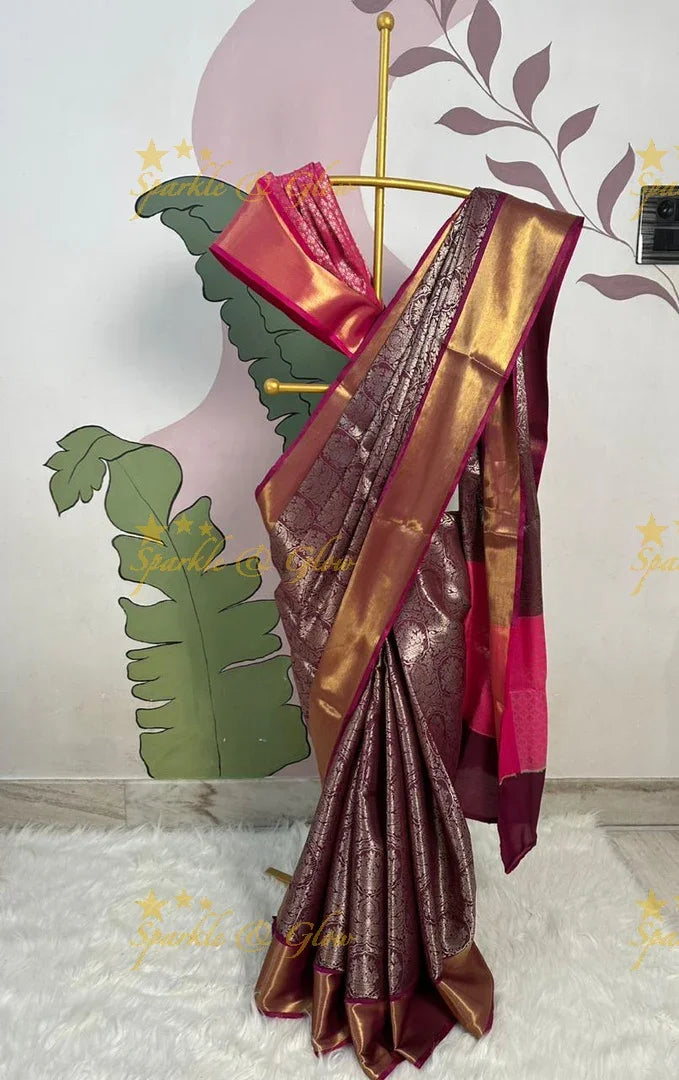 Elegant Banarasi Silk Saree with Traditional Charm