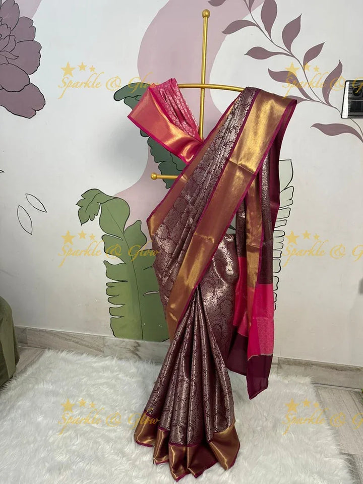 Elegant Banarasi Silk Saree with Traditional Charm