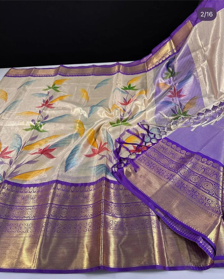 Exquisite Banarasi Kanchi Saree for Special Occasions