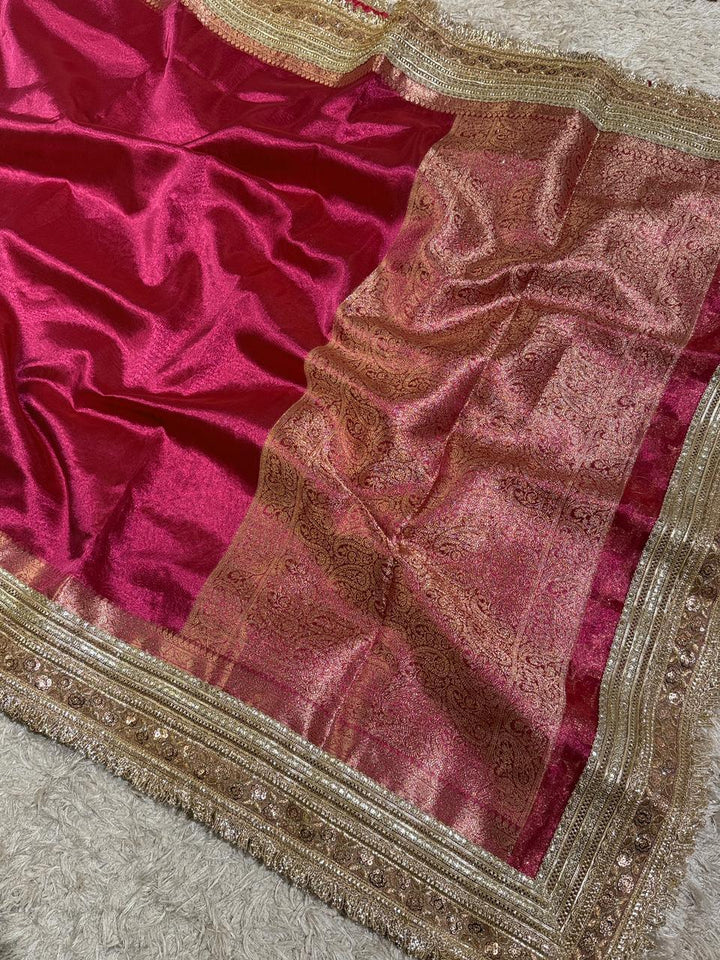 Luxurious Katan Silk Saree for Weddings & Festivals