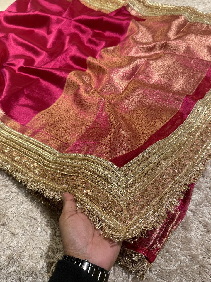 Luxurious Katan Silk Saree for Weddings & Festivals