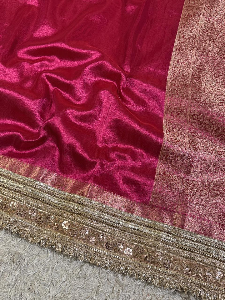 Luxurious Katan Silk Saree for Weddings & Festivals