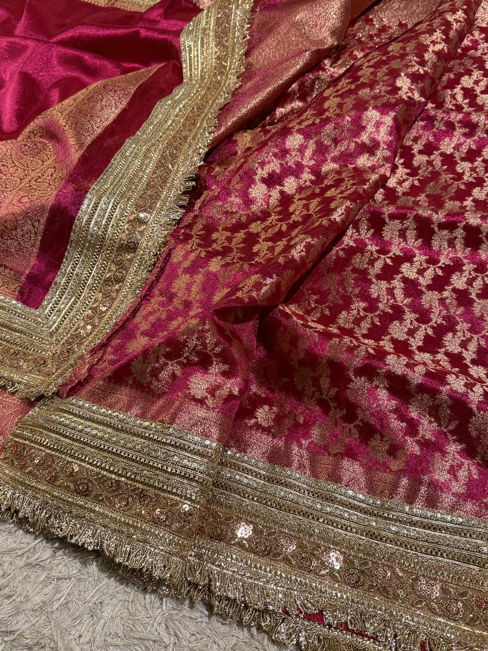 Luxurious Katan Silk Saree for Weddings & Festivals