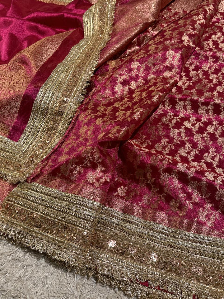 Luxurious Katan Silk Saree for Weddings & Festivals