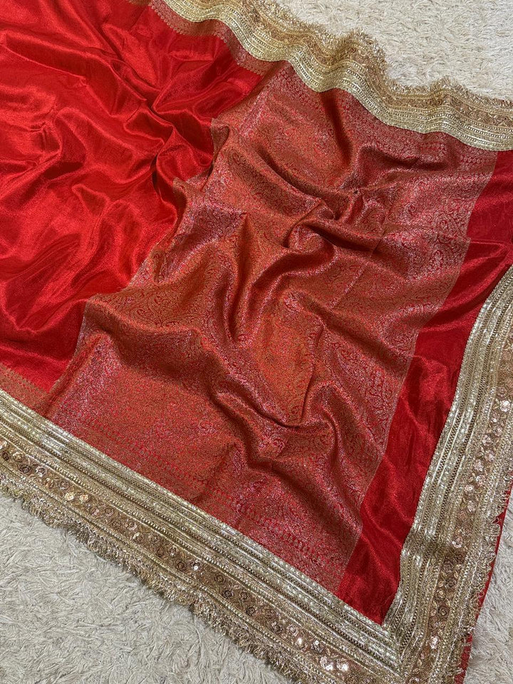 Luxurious Katan Silk Saree for Weddings & Festivals