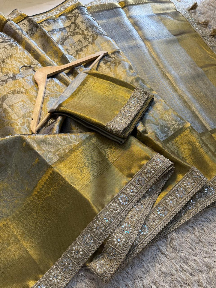 Majestic Banarasi Silk Saree - Elegant Wedding Wear