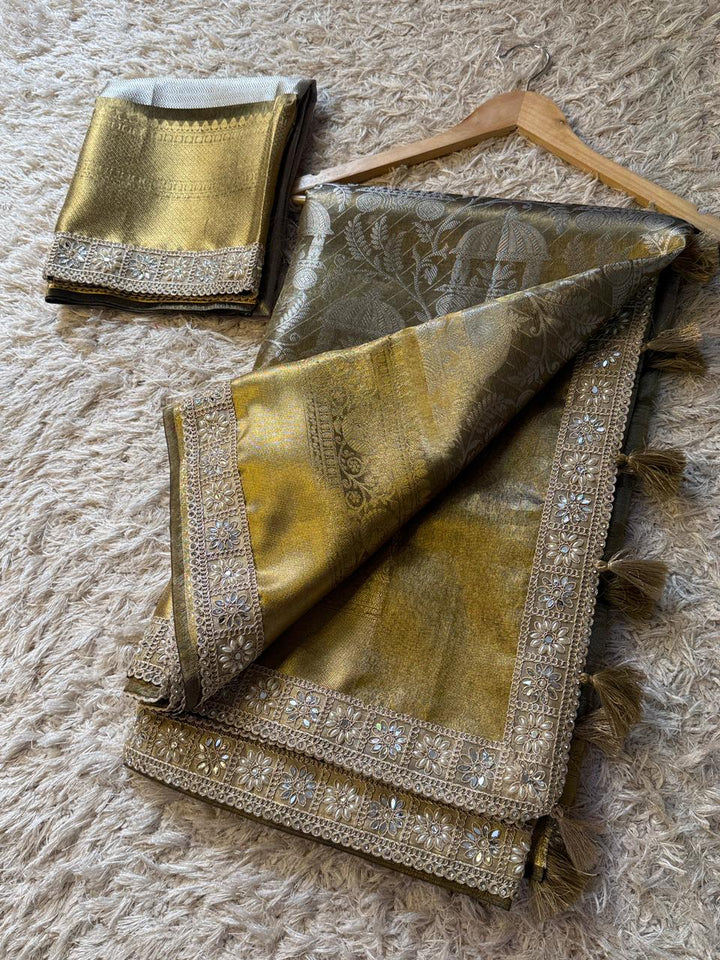 Majestic Banarasi Silk Saree - Elegant Wedding Wear