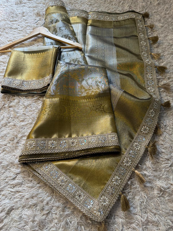 Majestic Banarasi Silk Saree - Elegant Wedding Wear