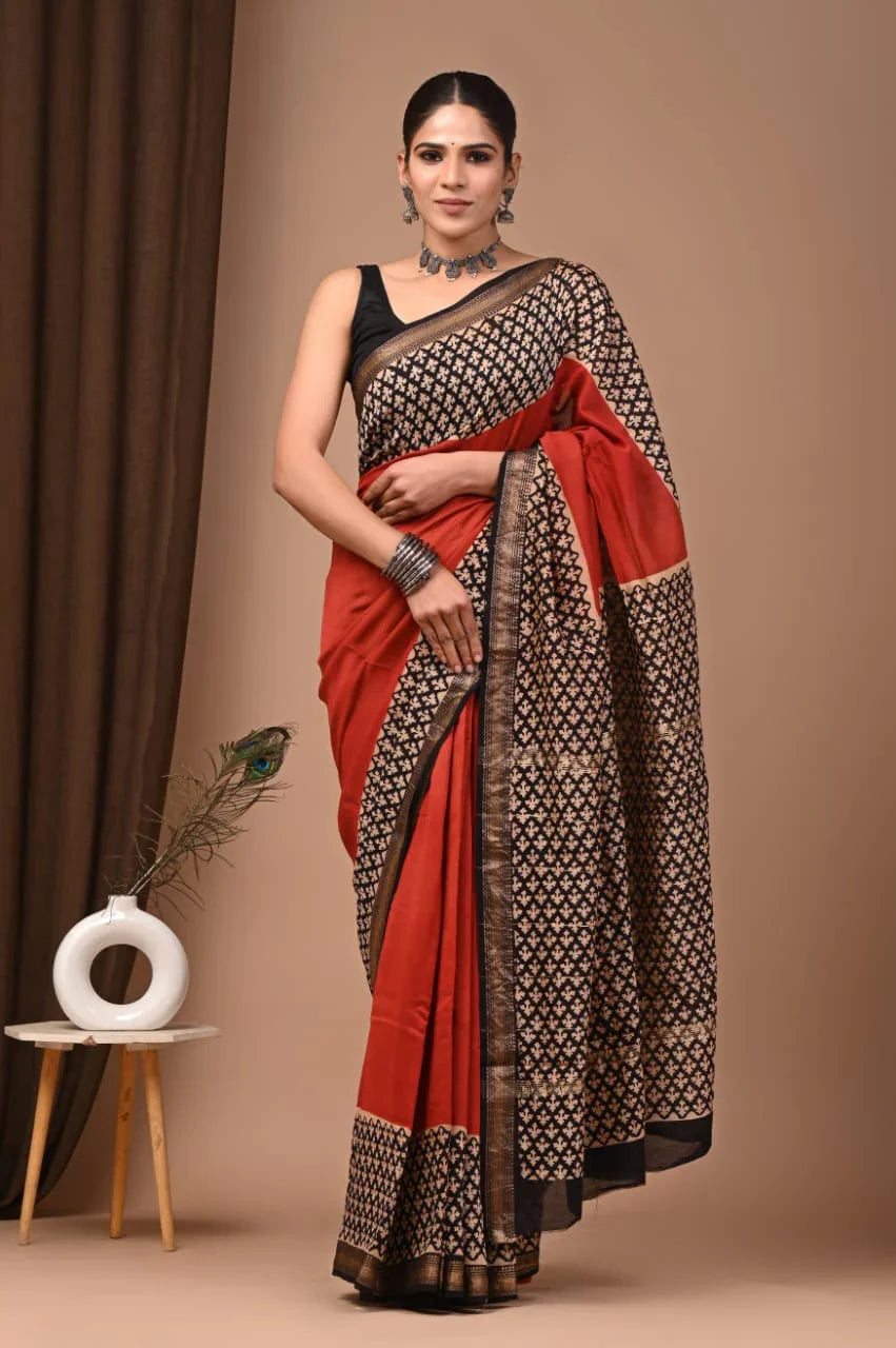 Maheswari Silk Saree - Elegant Festive Attire