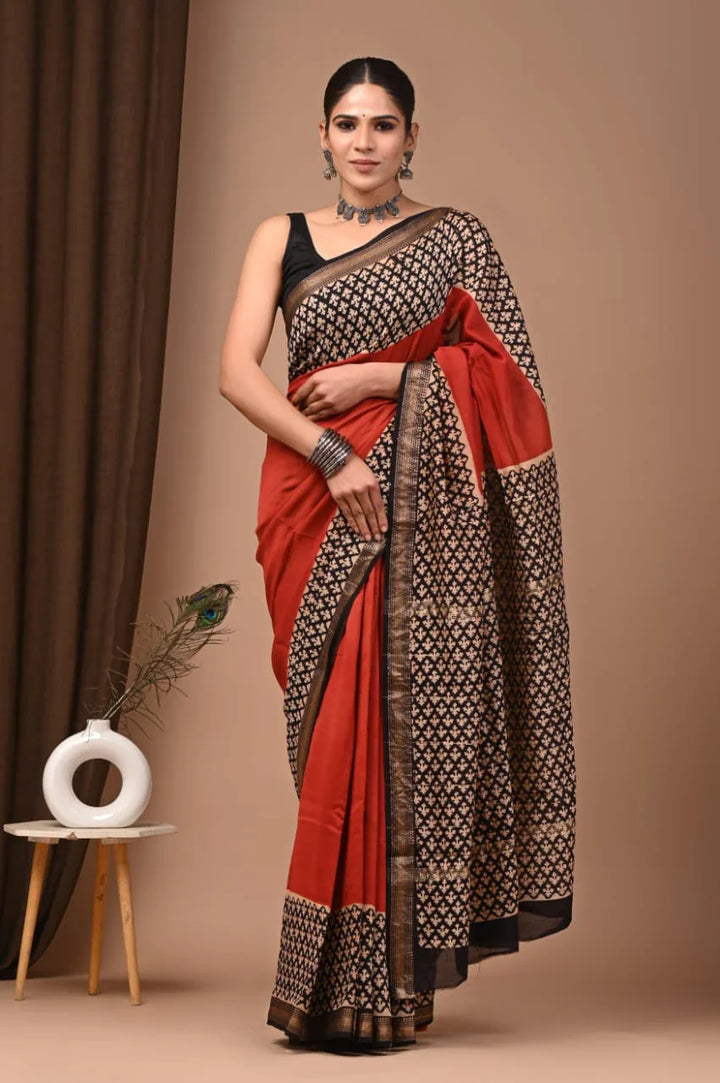 Maheswari Silk Saree - Elegant Festive Attire
