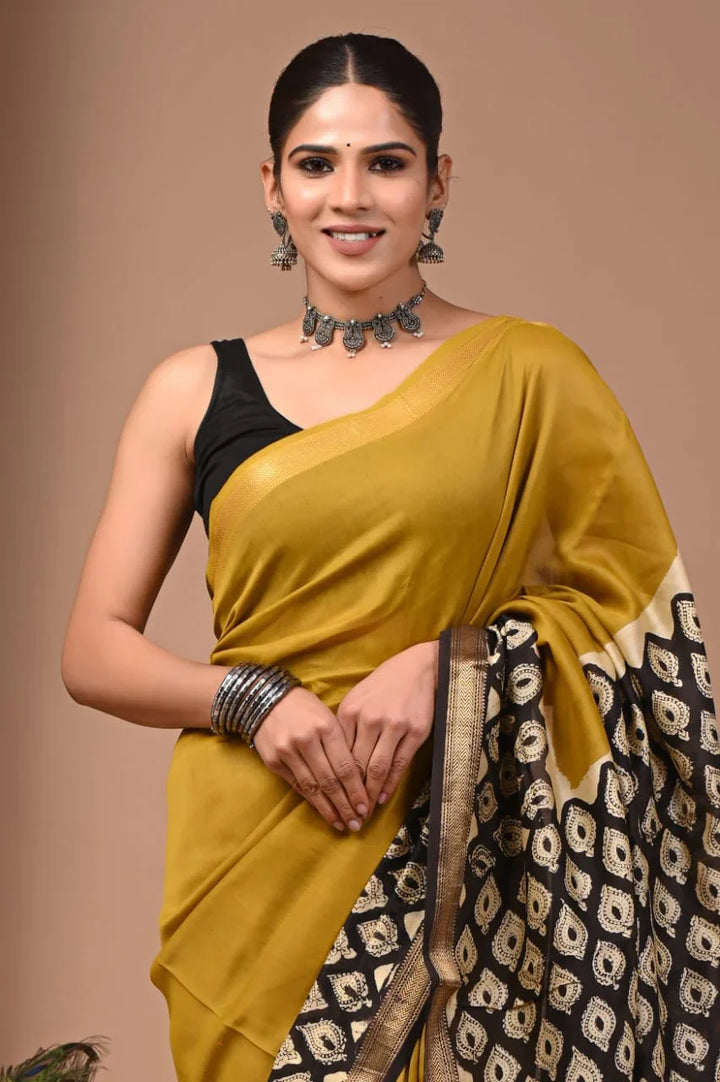 Elegant Maheshwari Silk Sarees - Timeless Beauty