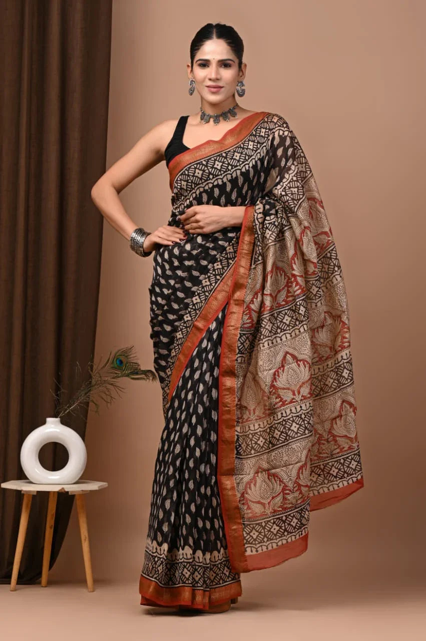 Elegant Designer Maheswari Silk Saree for Festive Seasons