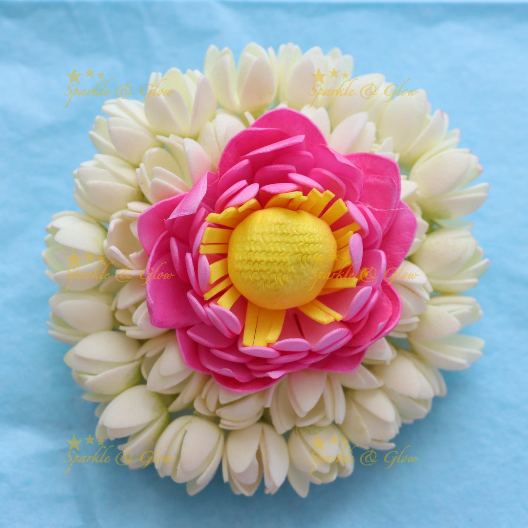 Exquisite Floral Hair Clip for Festive Occasions