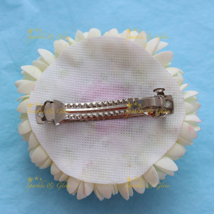 Exquisite Floral Hair Clip for Festive Occasions