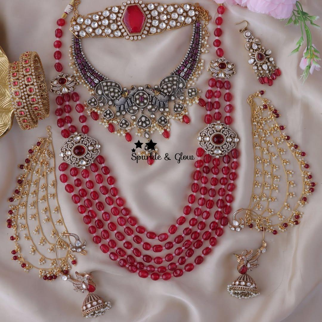 Exquisite Victorian Bridal Jewellery Set for Elegance