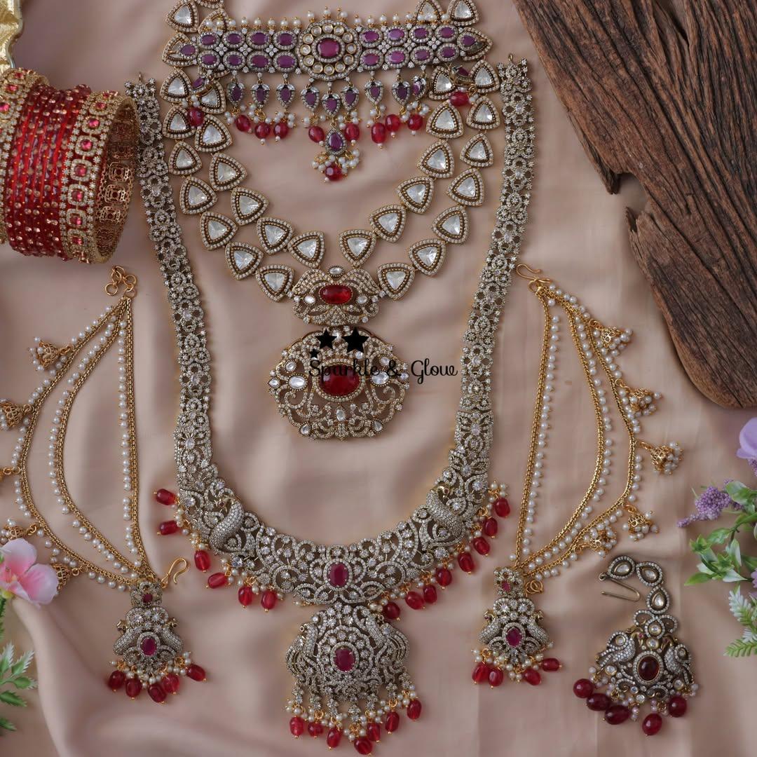 Exquisite Indian Imitation Bridal Jewellery Set
