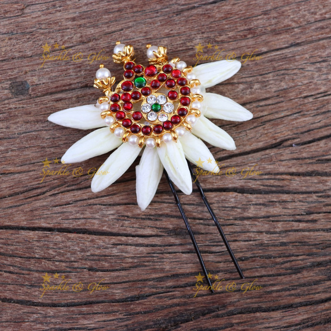 Exquisite Gold Hairpin for Weddings & Festive Glam