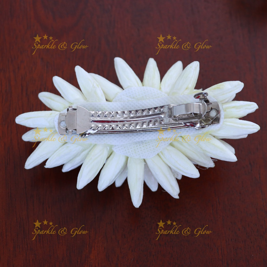 Elegant Floral Hair Clip for Weddings and Festivals