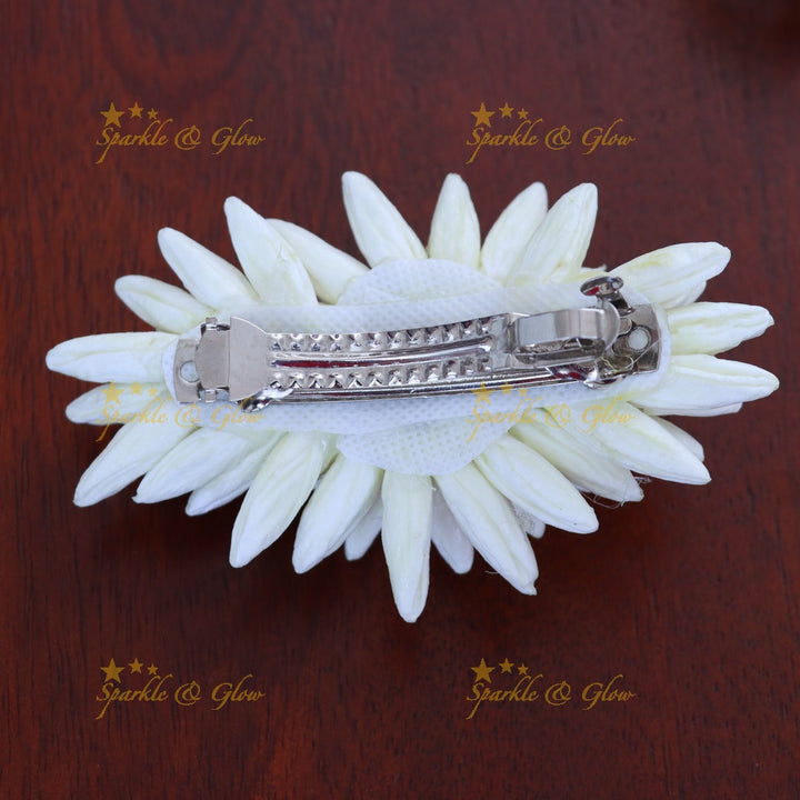 Elegant Floral Hair Clip for Weddings and Festivals