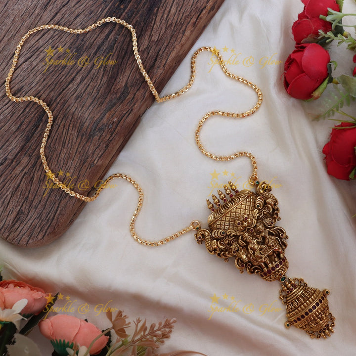 Exquisite Gold Temple Necklace for Celebrations