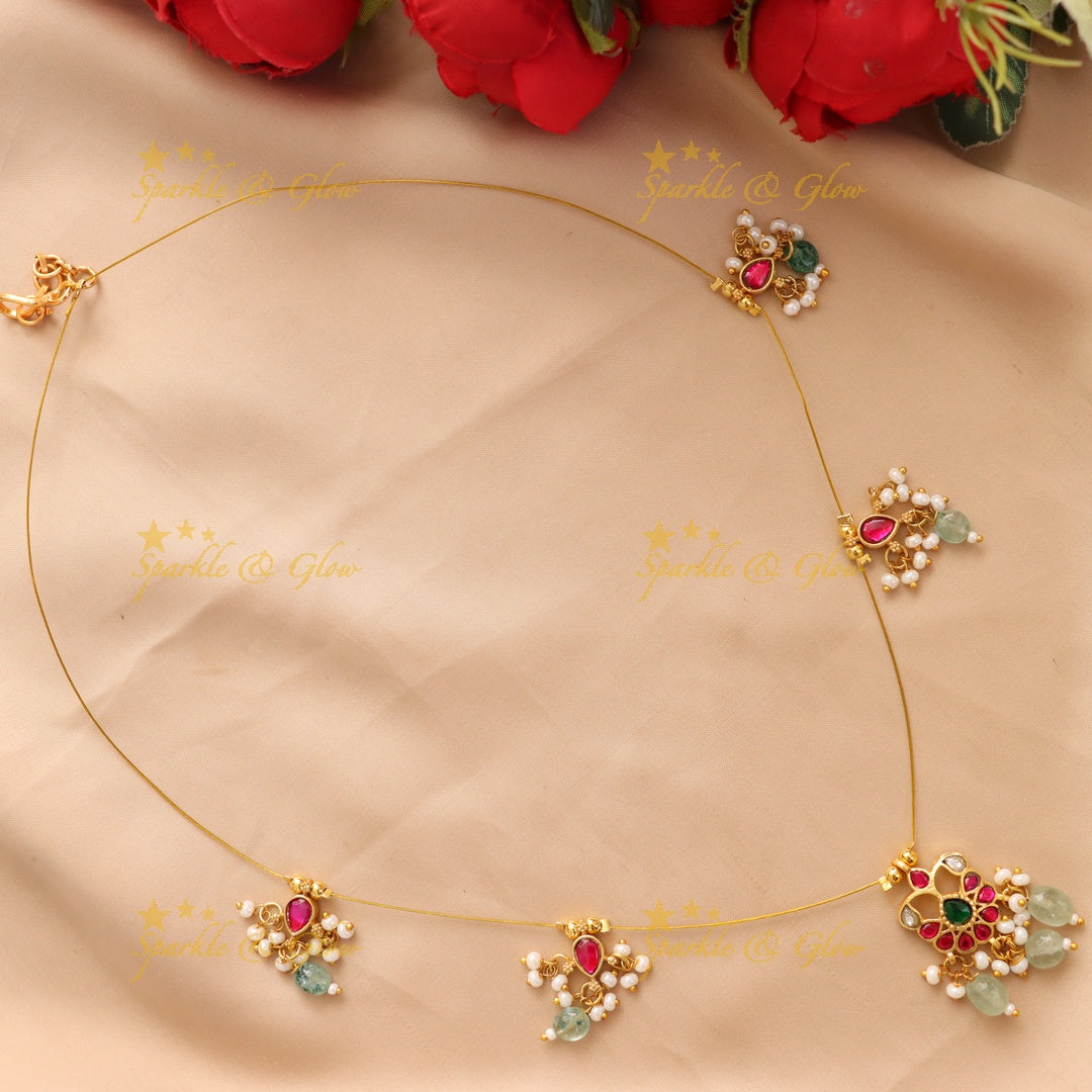 Elegant Invisible Gold-Like Wedding Necklace - New Arrival