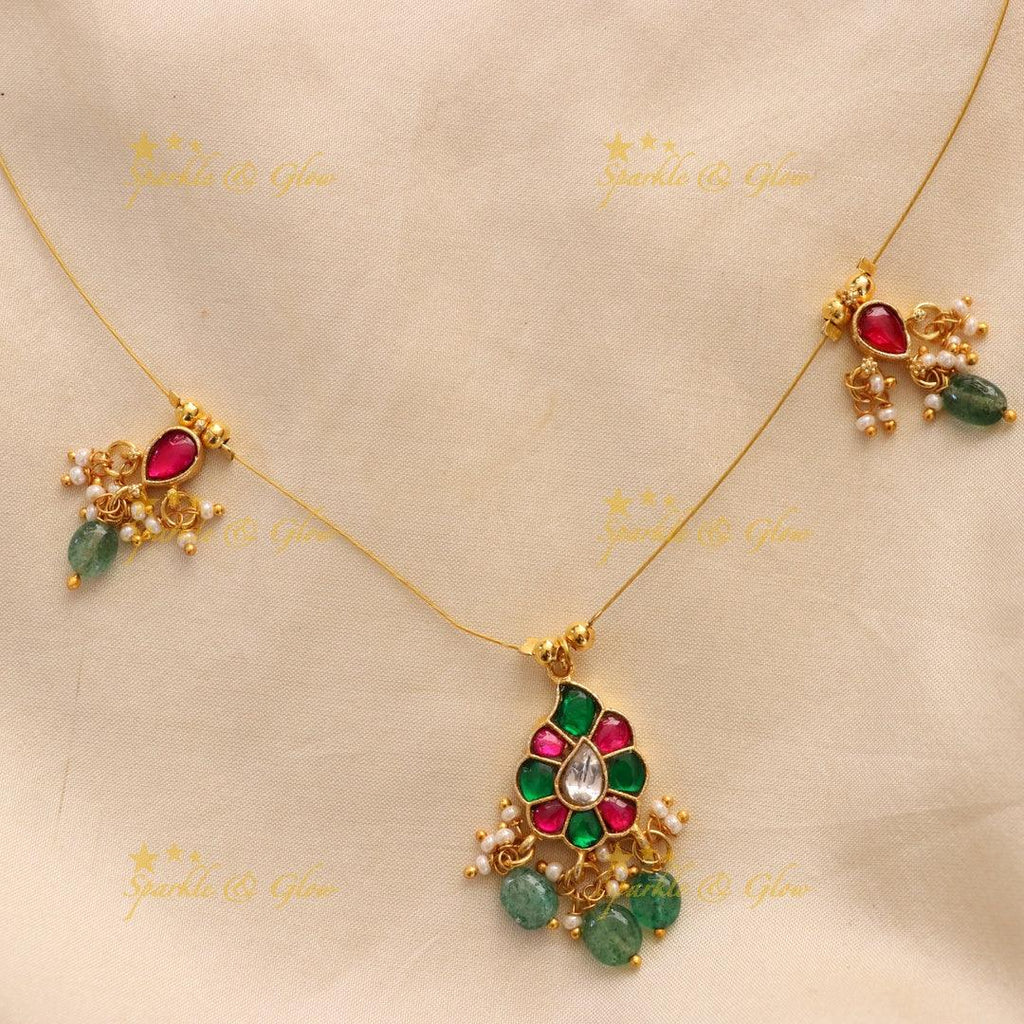 Mesmerizing Gold Tone Festive Necklace - New Arrival