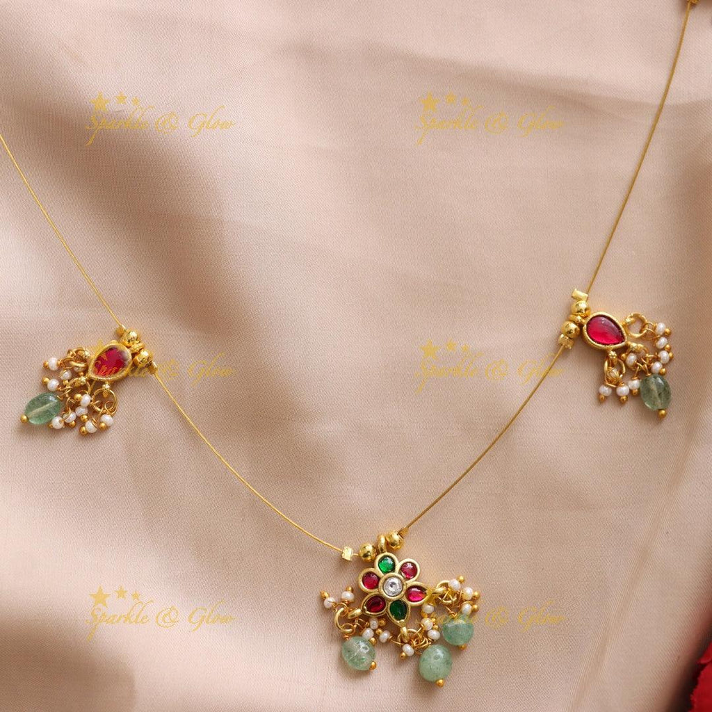 Invisible Necklace for Festive & Wedding Elegance