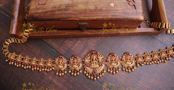 Premium matte Lakshmi Hip chain