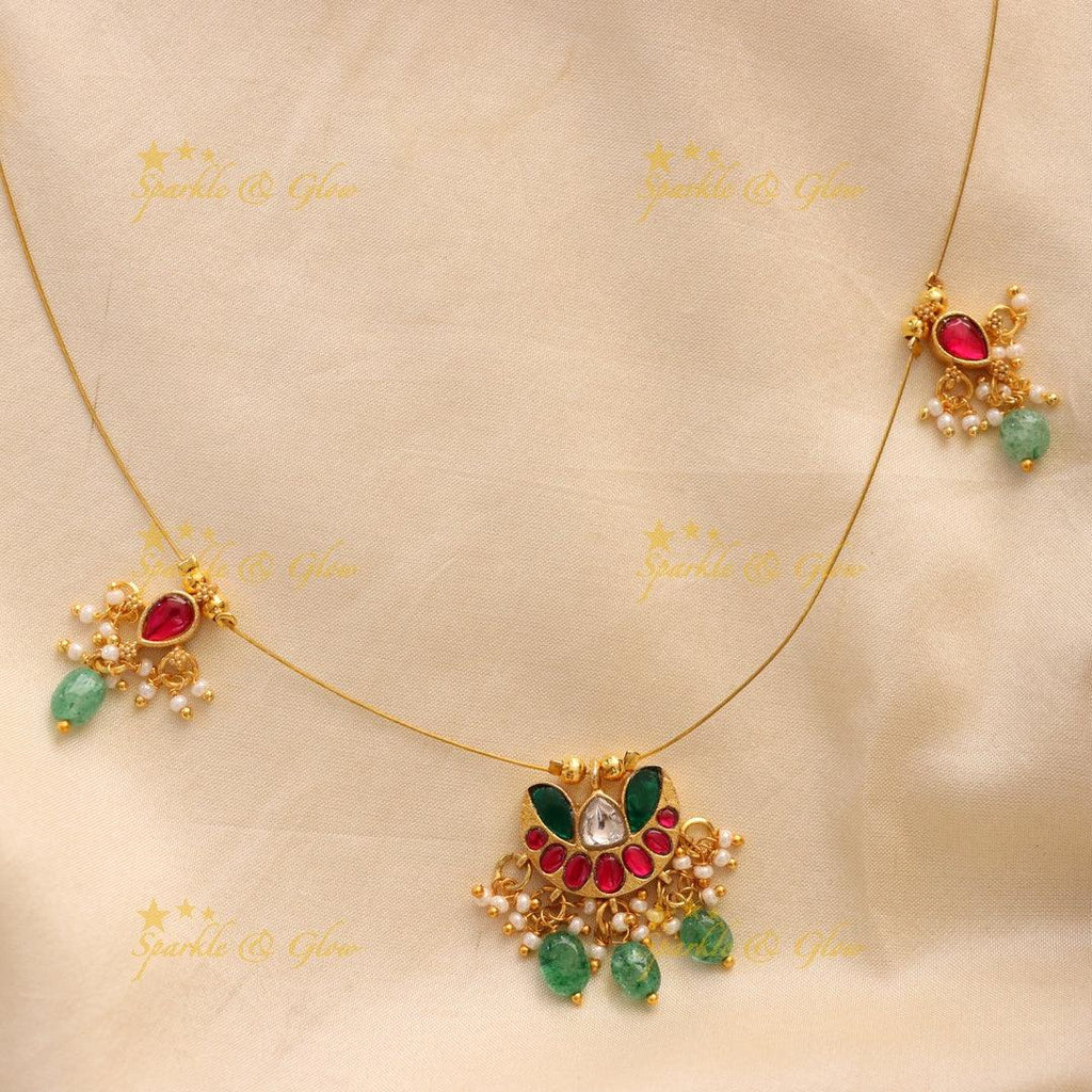 Exquisite Indian Invisible Necklace for Utmost Elegance