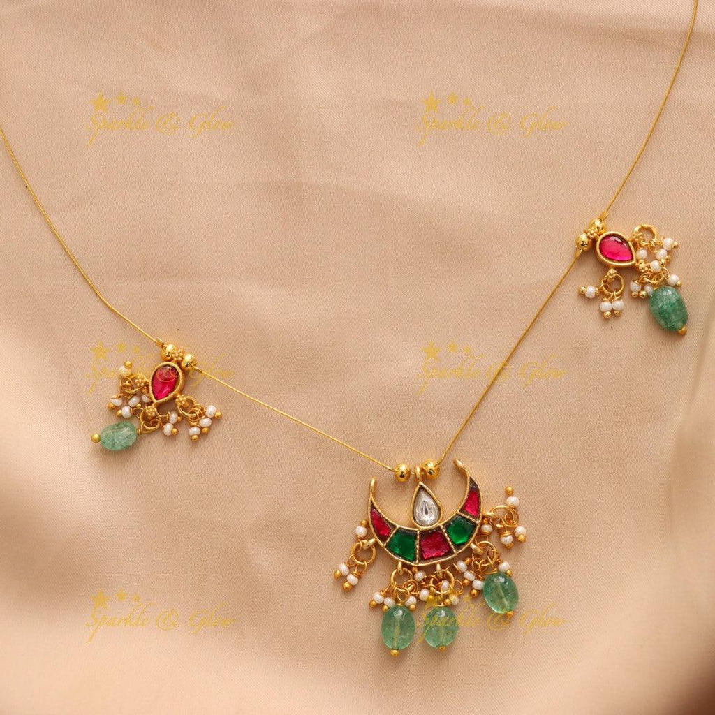 Festive Glamour Invisible Necklace - New Arrival