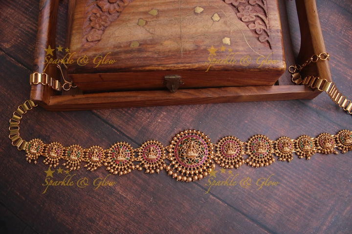Premium matte Lakshmi Hip chain