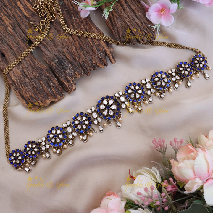 Dazzling Gold-Style Hanging Hip Chain for Festive Occasions