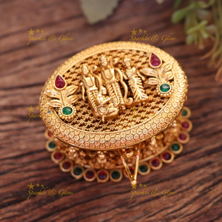 Golden Kumkum Box – Perfect Festive Accessory