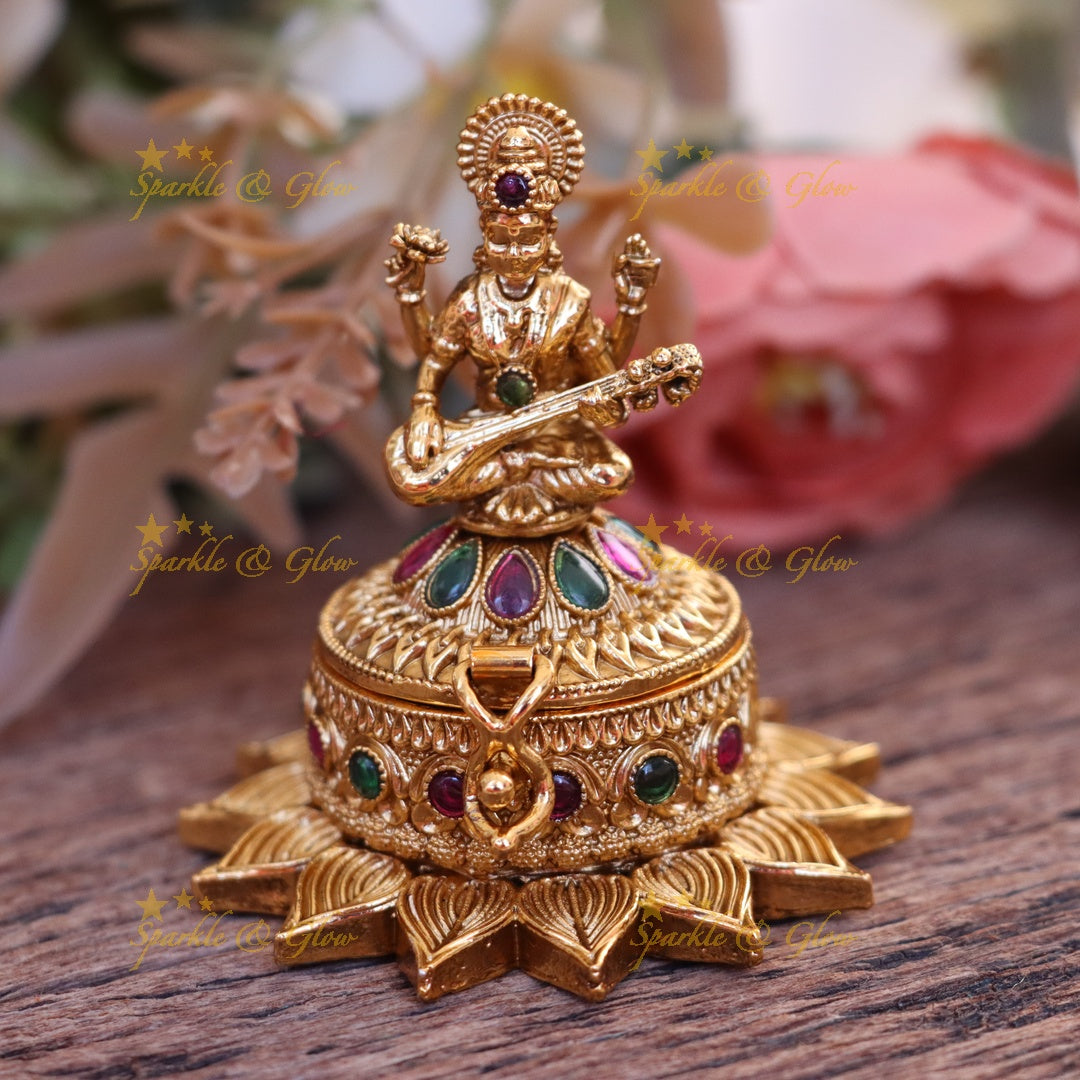Exquisite Lakshmi Kumkum Box