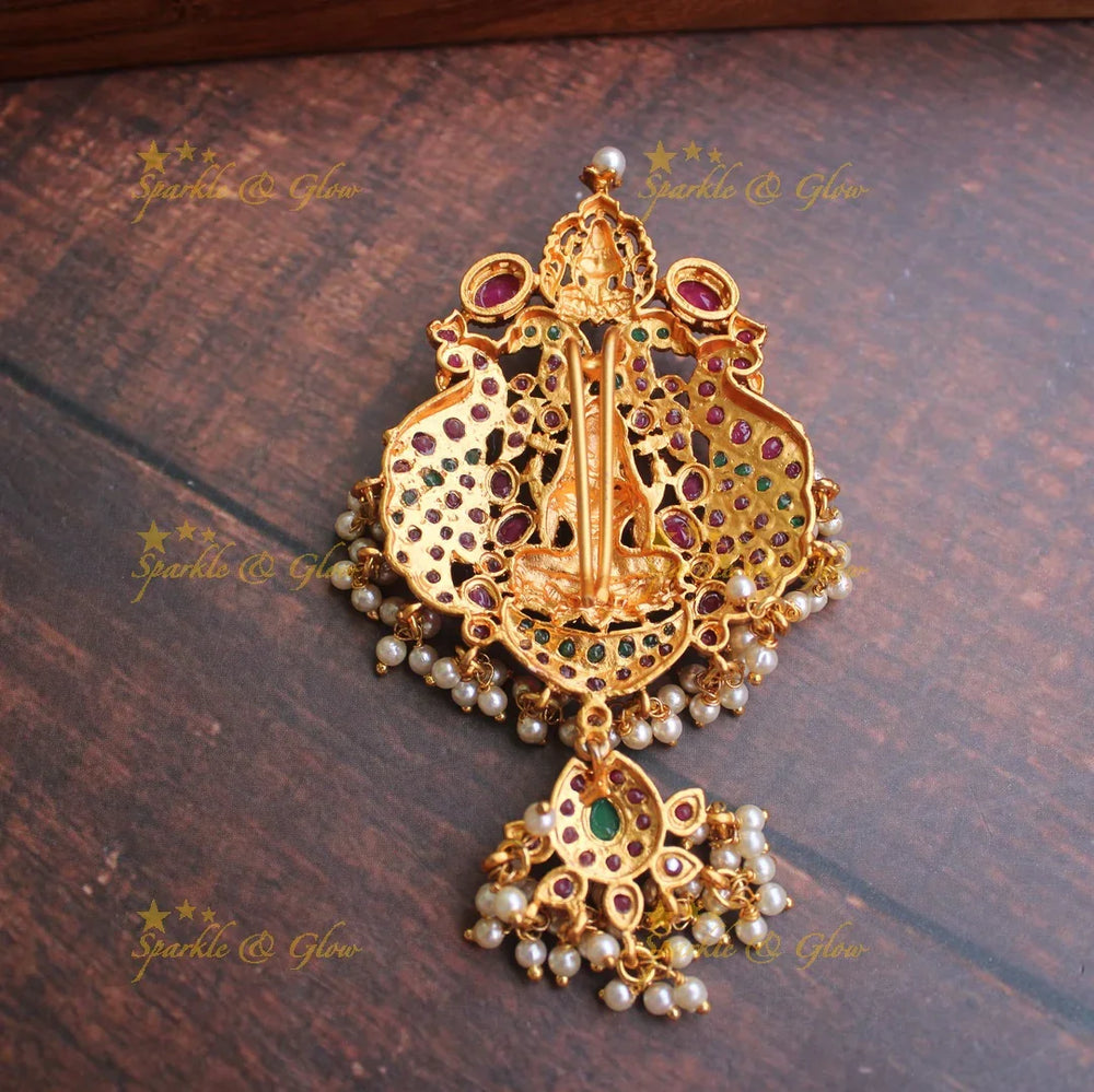 Kemp Stones Lakshmi hair pin - Sparkle and Glow