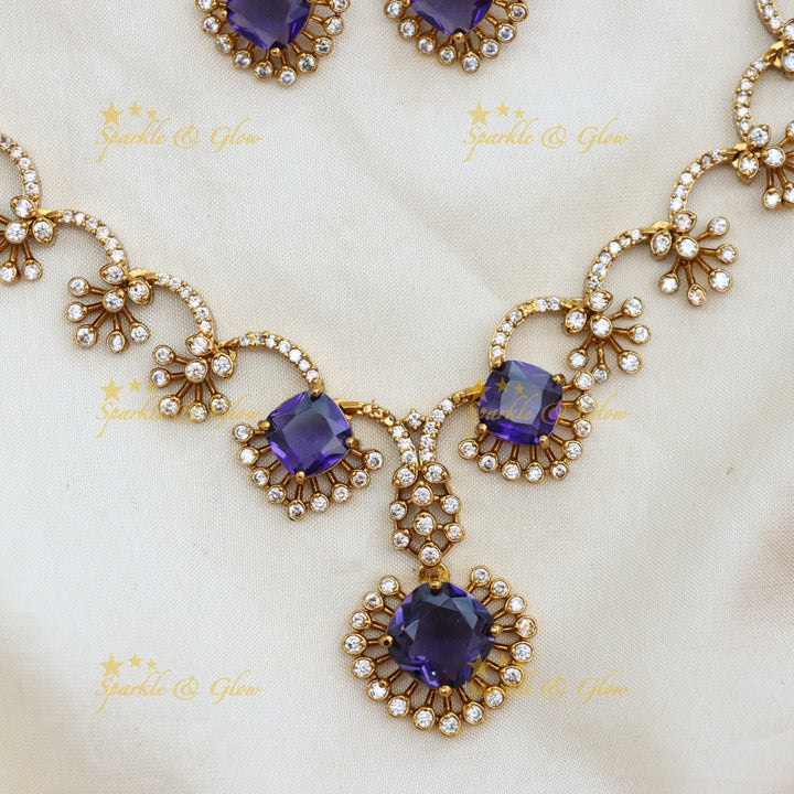 Exquisite Gold alike Necklace for Festive Elegance