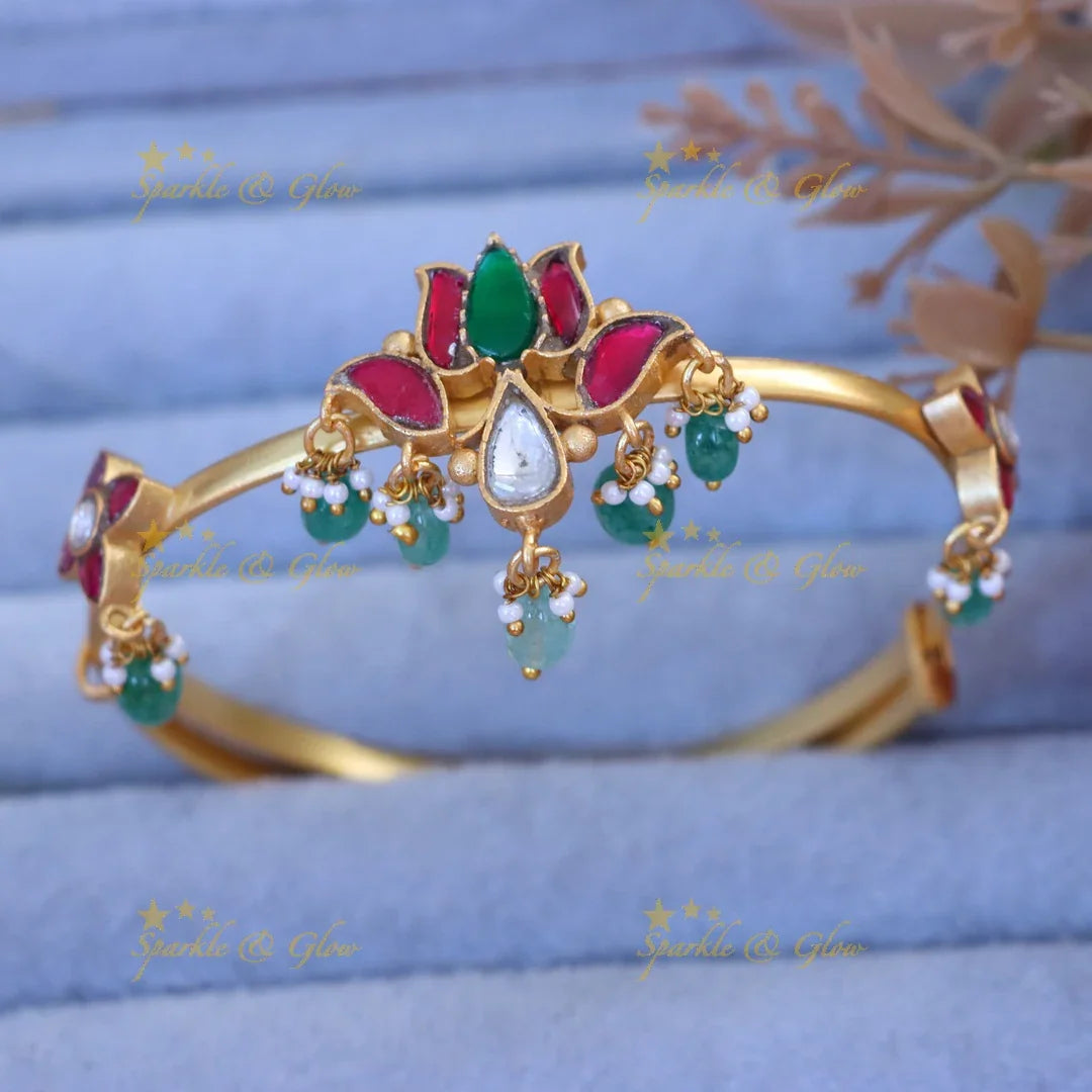 Gold-Toned Festival Vanki - Elegant Imitation Jewellery
