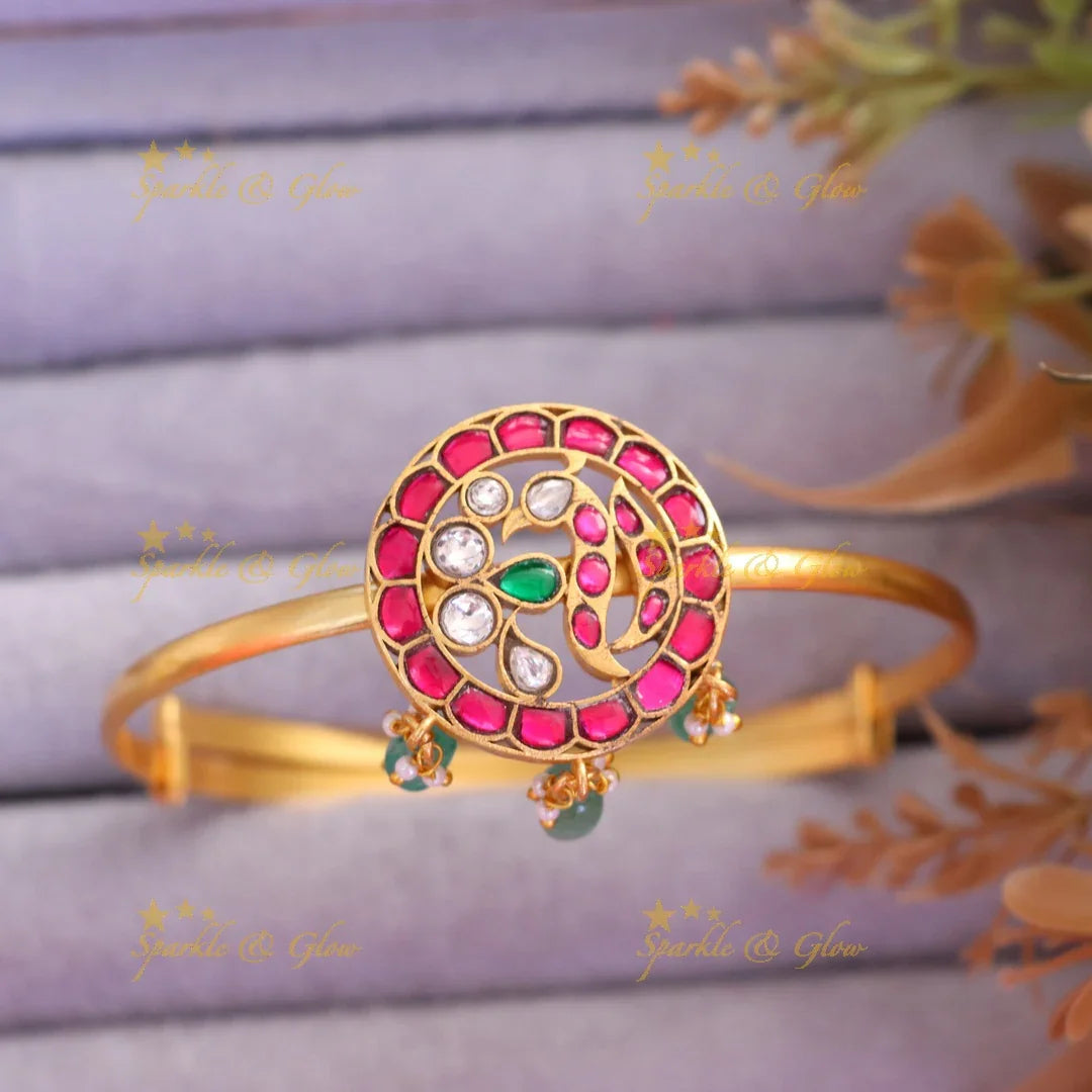 Exquisite Kundan Vanki - Perfect for Weddings & Festivals
