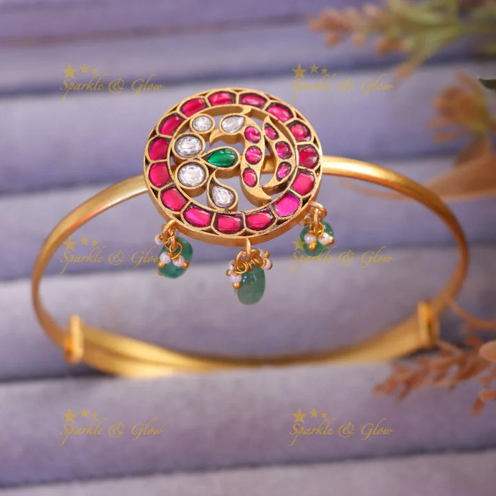 Exquisite Kundan Vanki - Perfect for Weddings & Festivals