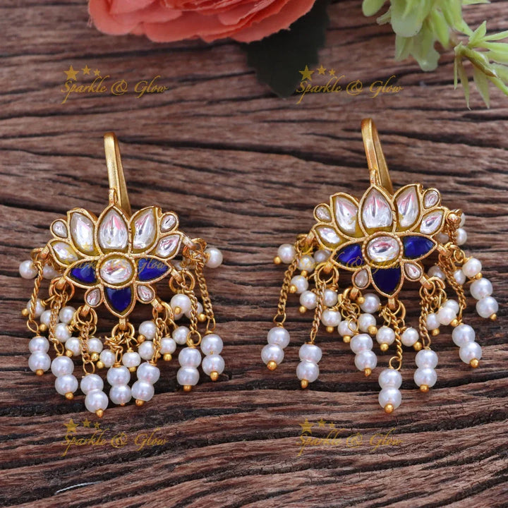 Exquisite Bugadi Earrings in Gold for Festive Glam