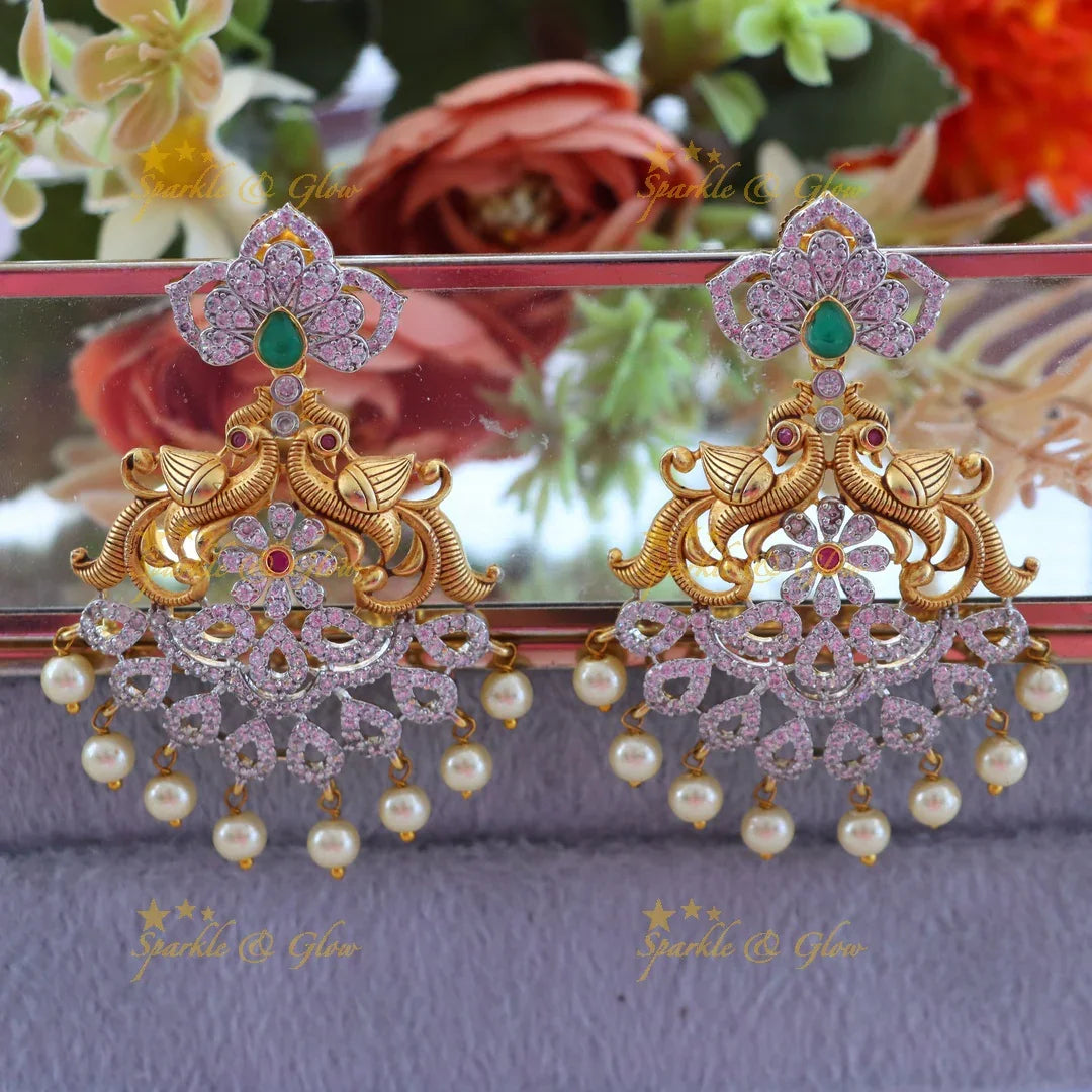 Charming Pearl Drop Earrings Perfect for Any Festivity